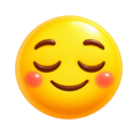 Peaceful Relieved Smile